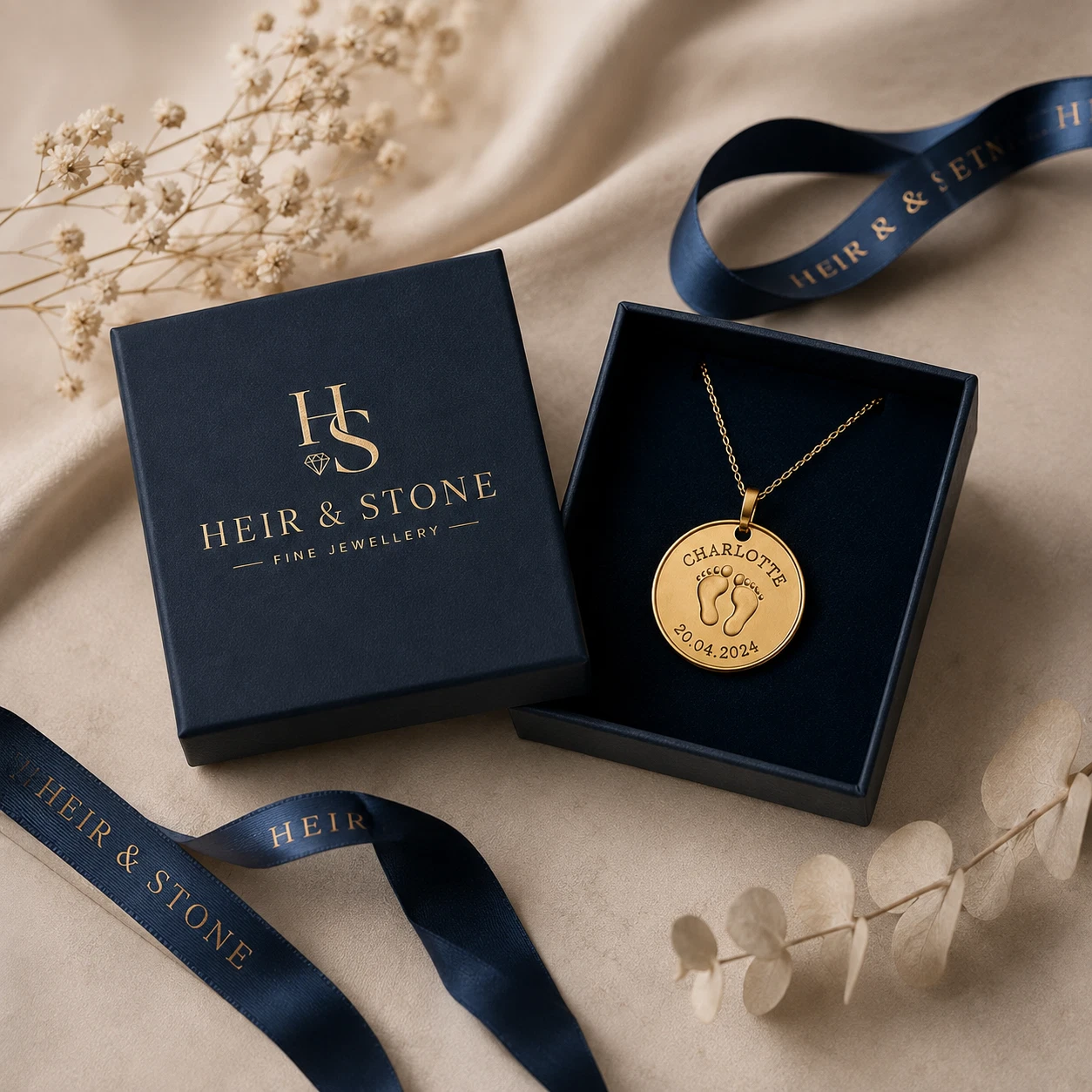 Heir & Stone presentation packaging